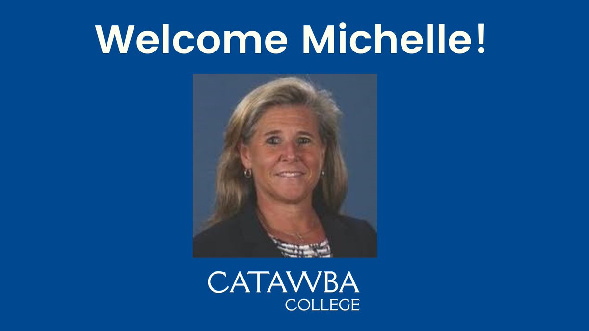 CatawbaCollege's tweet photo. We are excited to announce our new Athletic Director Michelle Caddigan! Read our announcement on our website: https://t.co/t8BruYiXee
#GoCatawba https://t.co/Msg9RRq8V2