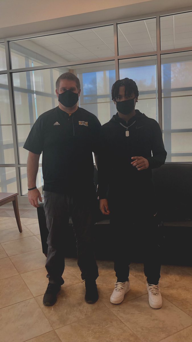 tc3711's tweet photo. Thank you Wooster for the Great Visit 🏈⚫️🟡 @Coach_Colaprete https://t.co/QLotWMcCwd