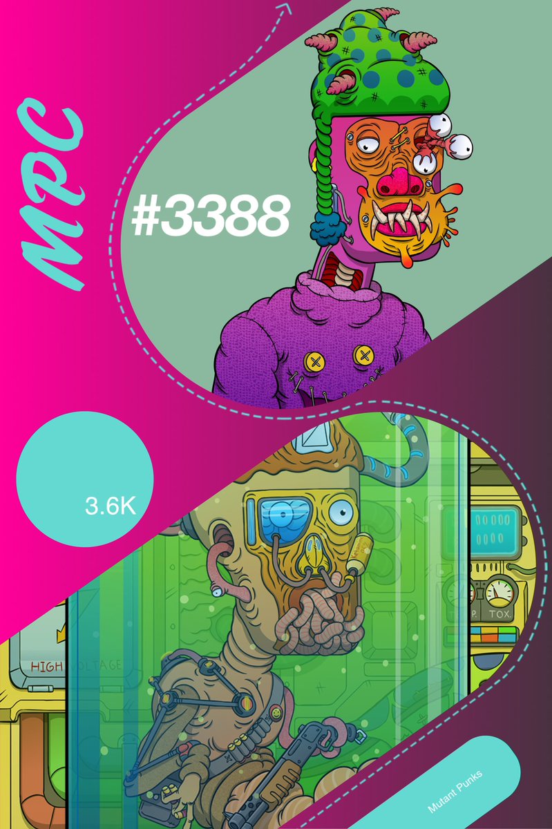 MPC #3388 GIVEAWAY

BECOME MUTANT TODAY 🌟🌟🌟

Follow <a href="/mutantpunks/">MUTANT PUNKS CITY #mutantpunks #NFT</a> 👈

~Rules~

RT THIS POST 🐥🐥🐥

Reach Level 5 through engagement in the Mutant Punks discord server.

WINNER ANNOUNCEMENT 📣 12/23 @ 4:20 PM
(Mountain Standard Time)

OFFICIAL DISCORD👇
discord.gg/mutantpunkscity