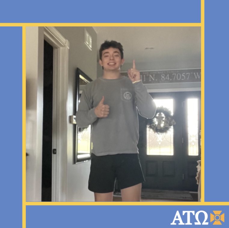This weeks Brother of the Week is Gage Ashcraft! He is part of PC Fall ‘21 and majoring in Criminal Justice. Make sure to meet this man under the mistletoe this Christmas! Love &amp; Respect Gage 🐪