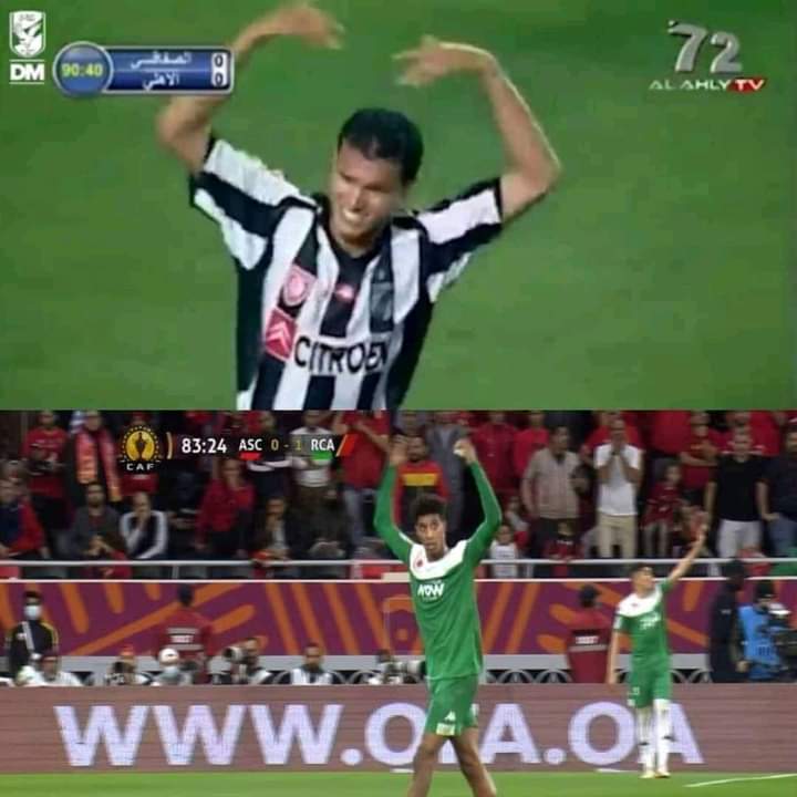 نفس اللقطه 👌
نفس المعلق 👌
ويبقي دائما بطل واحد في كل الأوقات 💪🦅