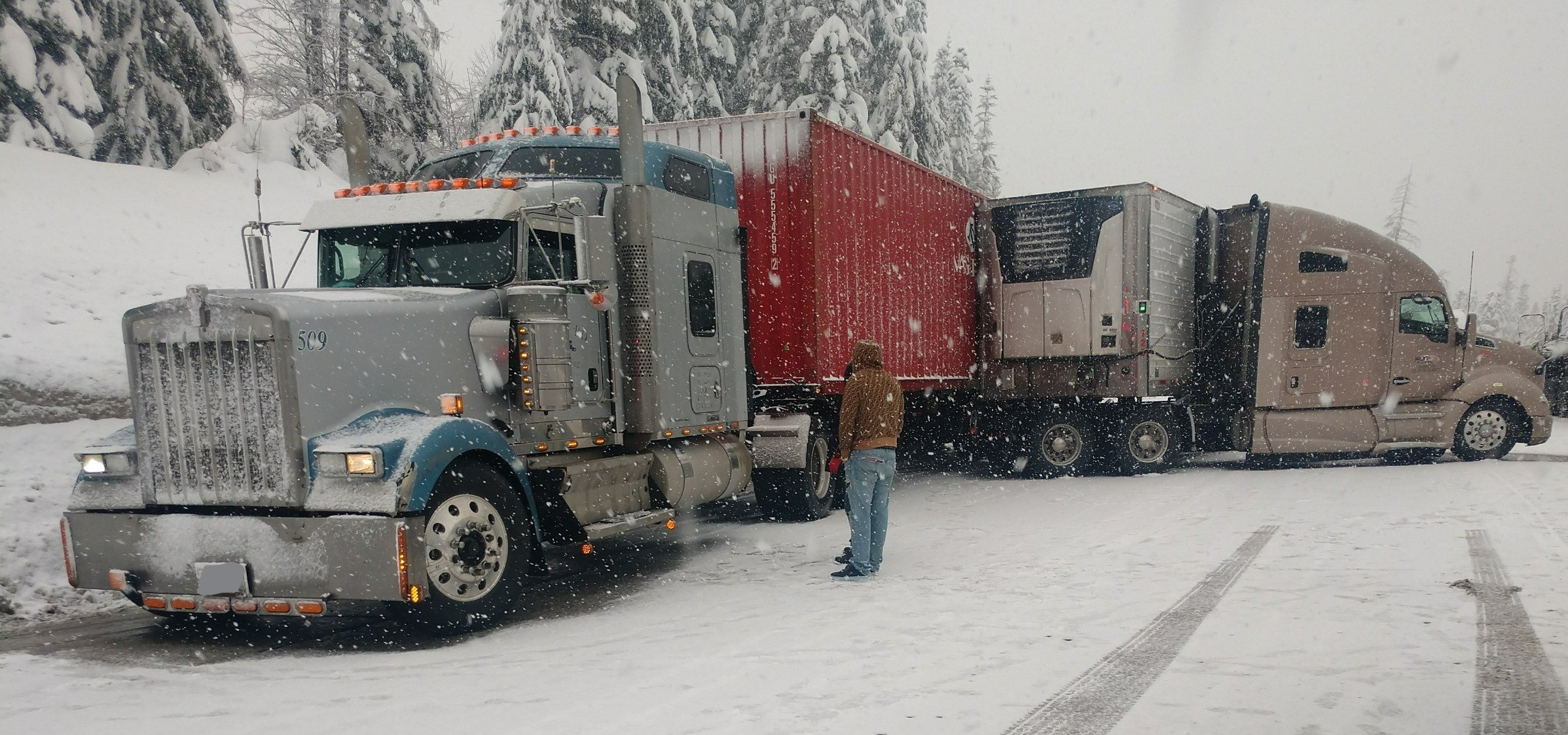 Snoqualmie Pass on Twitter "This is why I90 is closed EB at MP 47