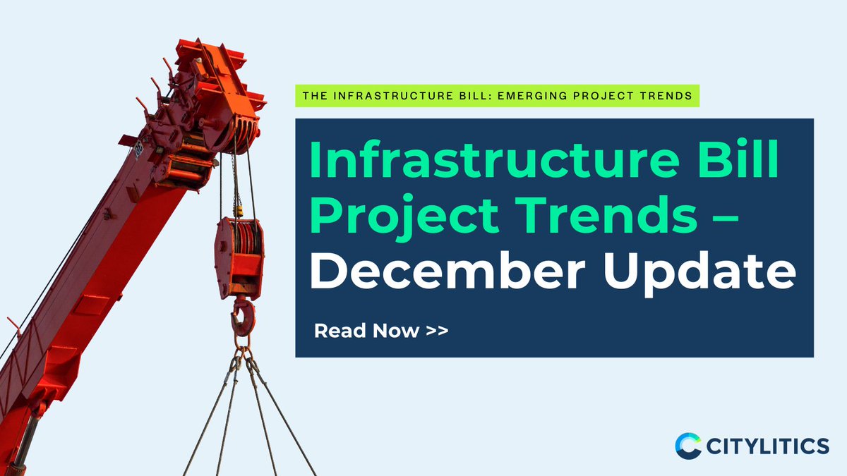 Where do we seeing project opportunities emerging from the Infrastructure Bill? Find out which entities you should speak to and where you need skilled hires.

citylitics.com/infrastructure…

#citylitics #infrastructure #governmentcontracting #governmentsales #transportationplanning