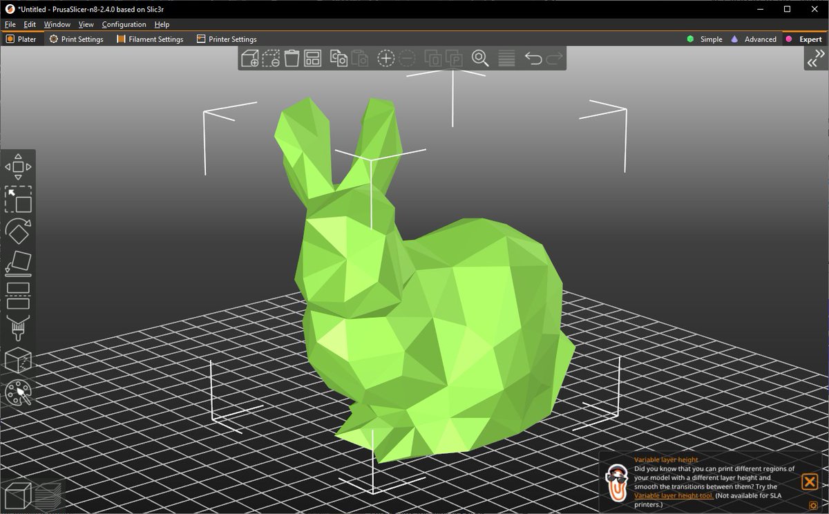 njbuxton's tweet photo. PrusaSlicer 2.4.0 is out now! But, why not try my version instead? More here: https://t.co/zNy163vm90 https://t.co/Spqq3bg4eh