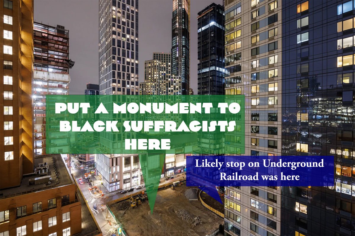 rauldougou's tweet photo. .@plitter wrote about the home of Black Suffragist movement, which today is more often known for its new high-rise buildings. 

There is more to @DowntownBklyn than meets the eye. 

@girlscoutsnyc Troop #2663 petition reveals why Ida B Wells moved there:
https://t.co/Fu8FcCzWcr https://t.co/ZCNgN8teAQ