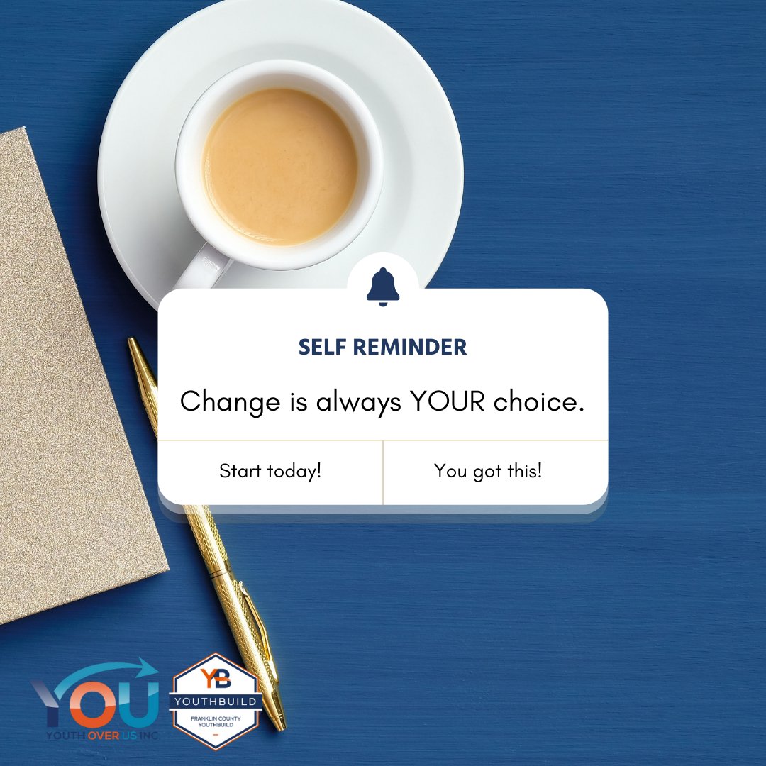 BuildFc's tweet image. It&apos;s your choice to make a change. If you don&apos;t, who will? 🤨
😁

#youthbuild #opportunityyouth #youthorganization