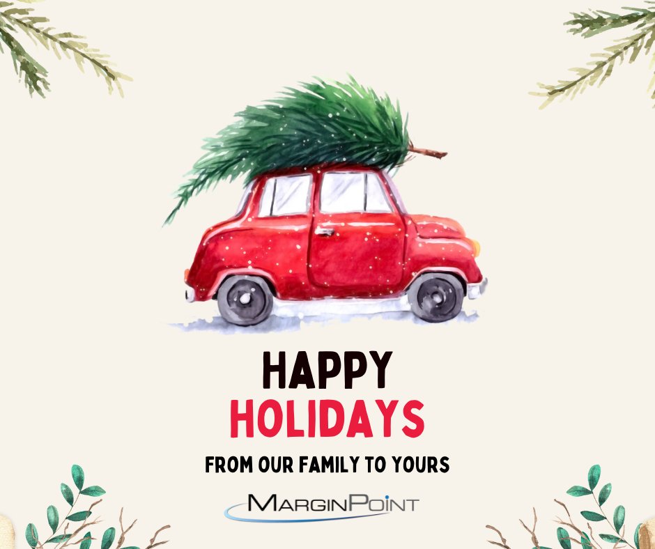 ✨May your holidays be merry and bright and your inventory stocked full!✨ 
 In honor of the holidays our offices will be closed on December 23rd, 24th and January 3rd.