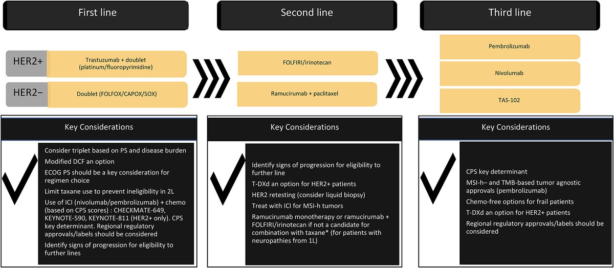 OncJournal's tweet image. Toward a Treatment Sequencing Strategy: A Systematic Review of Treatment Regimens in Advanced Gastric Cancer/Gastroesophageal Junction Adenocarcinoma
#SystemicTherapy #TreatmentSequencing #RandomizedControlledTrials #GastrointestinalCancer
bit.ly/3IeDMEE