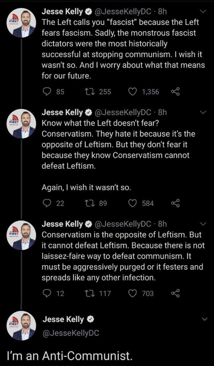 punishedmother's tweet photo. This man has 100s of 1000s of followers, many conservative politicians, pundits &amp; influencers. One of those is the Governor of Texas. This is why we say the Republican Party is filled with actual fascists. https://t.co/loTOy42faa