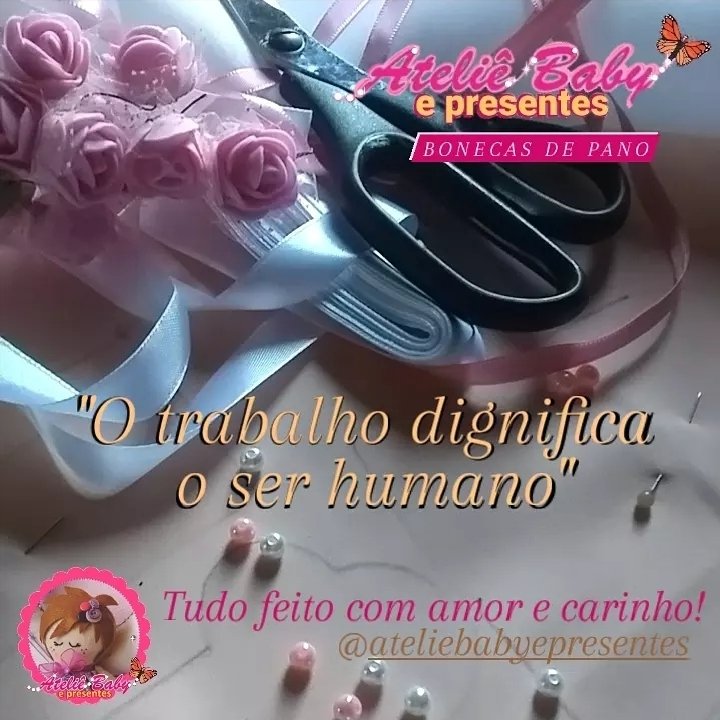 AtelieBaby's tweet photo. o trabalho dignifica o homem, ou seja, o enobrece e dá a ele dignidade.✨

@ateliebabyepresentes 
#bonecasdepanoartesanais
#bonecos #debutante
#casamento #damadehonra
#daminha #vendasonline
#artesanato https://t.co/r4MMMhRNIM
