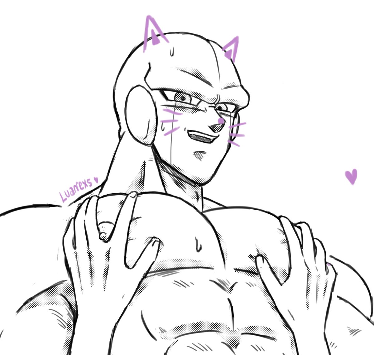 Luanexss's tweet photo. Needed to do this, i really liked this sequence😂
Hit is cute with that face😳💜💜
#dragonballsuper #dragonBallZ #hitdbs #hit #dragonballfanart #dbs #hitto #figuarts #mangadbs https://t.co/fUJkEq31yO