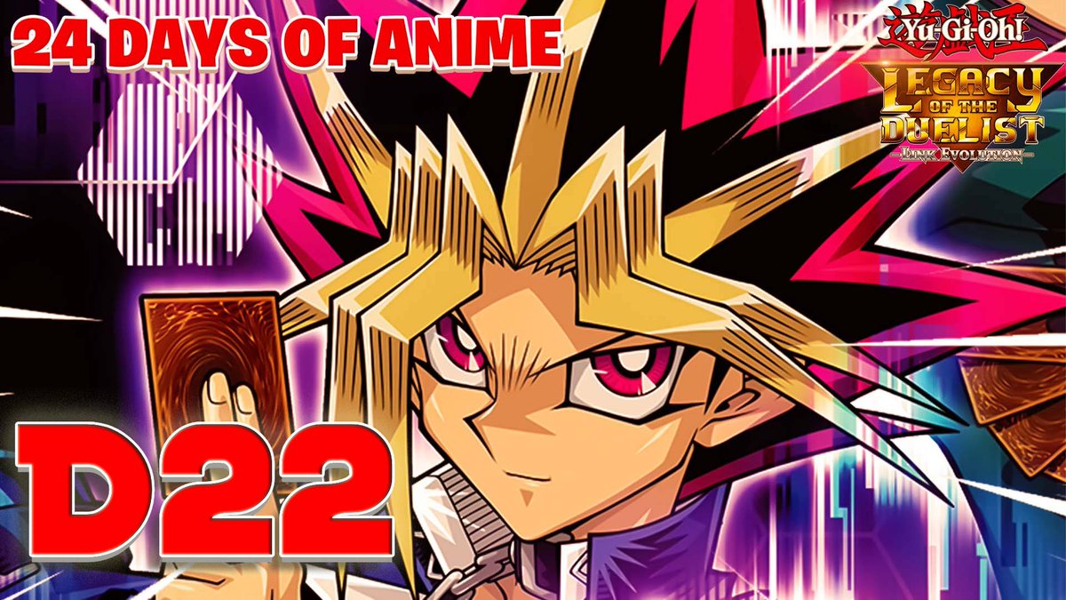 DieB4MeGaming's tweet photo. I'm Going to be Livestreaming for 24 days straight .
Leading up to X-Mas (24 days of Anime)
Playing Anime Games Every day, This is Day 22 Join us! Livestreaming
@YuGiOh_TCG
#YuGiOh on YOUTUBE! Today at 5:30 pm EST. See you there!
#animegames #LegacyoftheDuelist #LinkEvolution https://t.co/tF7fHtWWJ7