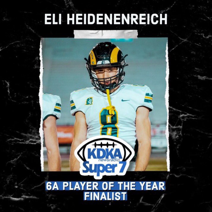 EHeidenreich44's tweet photo. Thank you @KDKARadio for selecting me as a WPIAL 6a Player of the Year Finalist! Make sure to vote on Jan 1st. 
-
#KDKASuper7 #KDKAFridayNightLights https://t.co/zHIIq699k2
