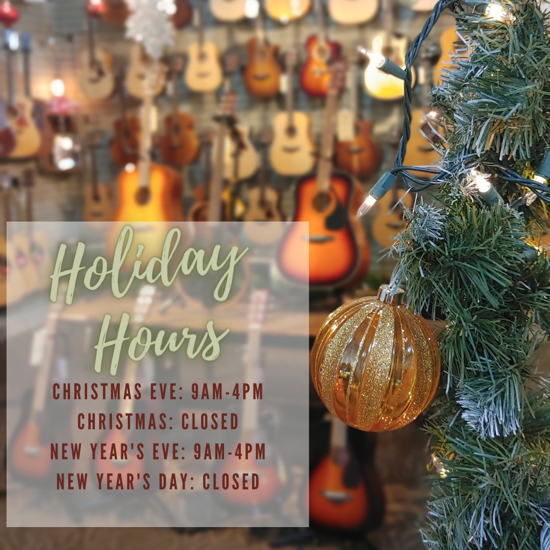 Gear up for the last week of Christmas shopping!  We are open regular hours until Christmas Eve- so come in to mark everything off your Christmas list! 
Open regular hours all week except on Christmas and NYE we are open until 4pm, and closed on Christmas and New Year's Day.