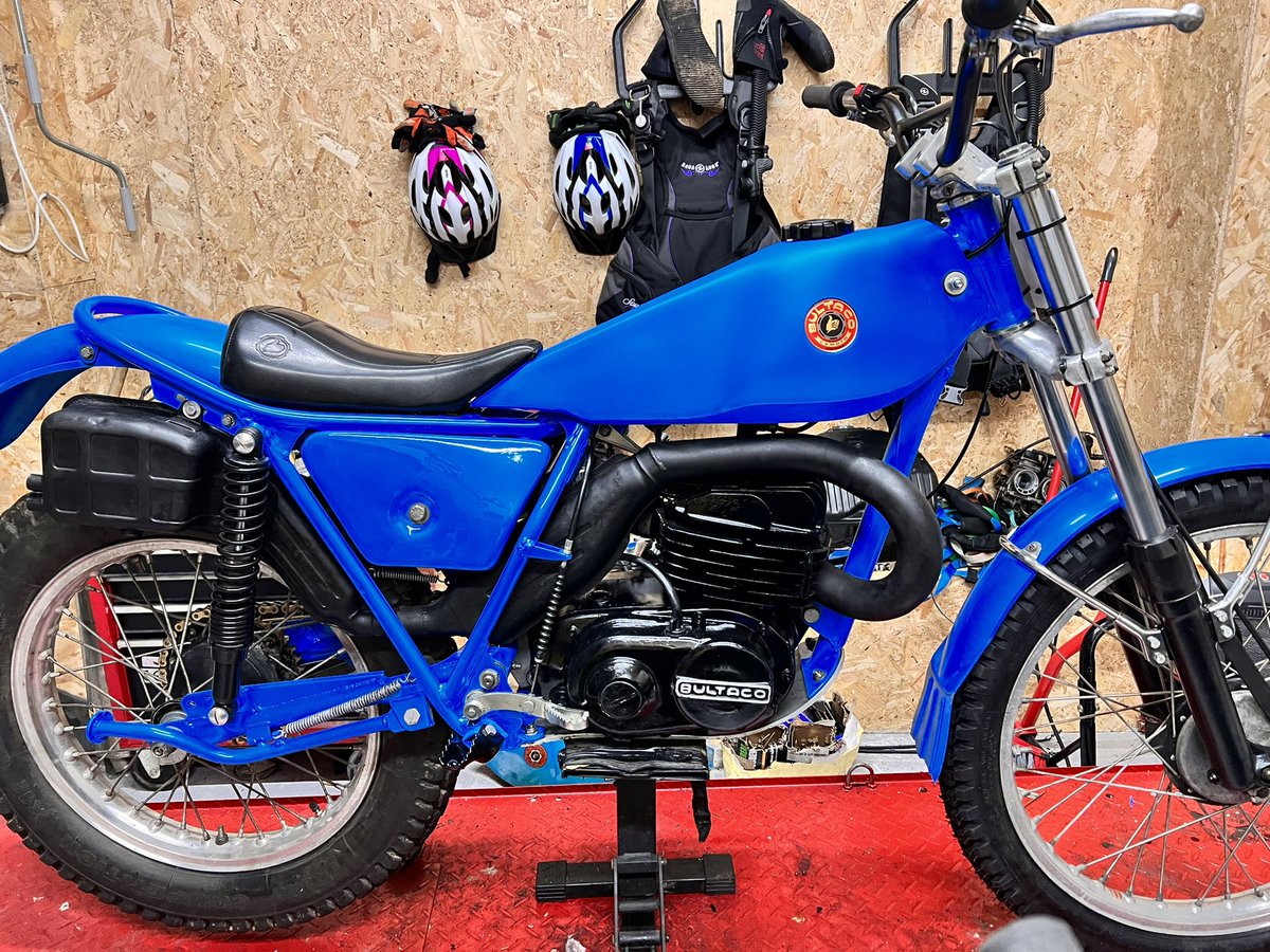 2 week refurb on my 42year old bultaco Sherpa 😎