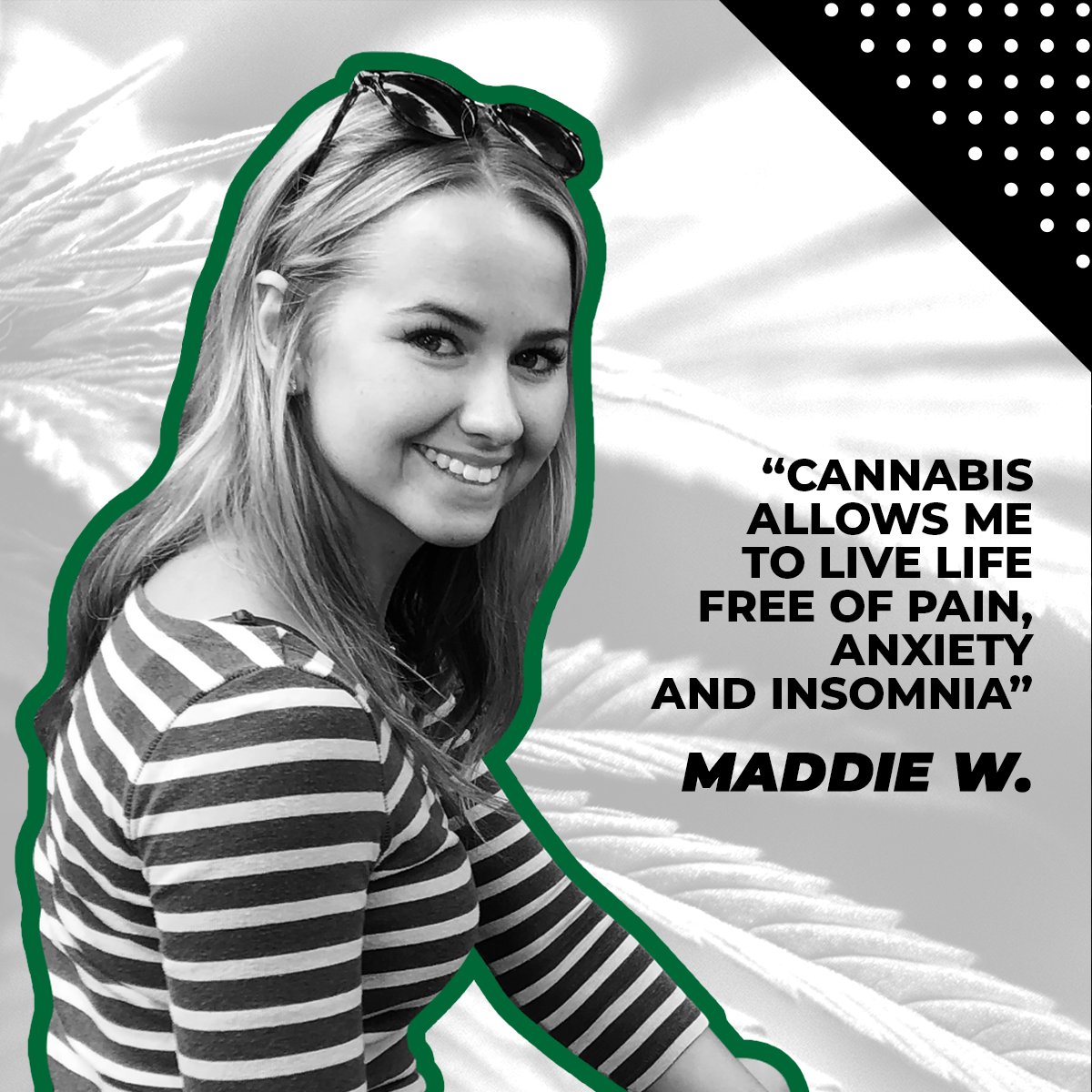 OhioGreenTeam's tweet photo. Meet Maddie!  She helped usher in  the #OMMCP having worked at both dispensary &amp; physician operations.  Maddie suffers from severe migraines, anxiety &amp; insomnia but turned to #MedicalMarijuana 5 years ago to improve her overall well-being, eradicate pain &amp; improve sleep! https://t.co/8YjghIXshY