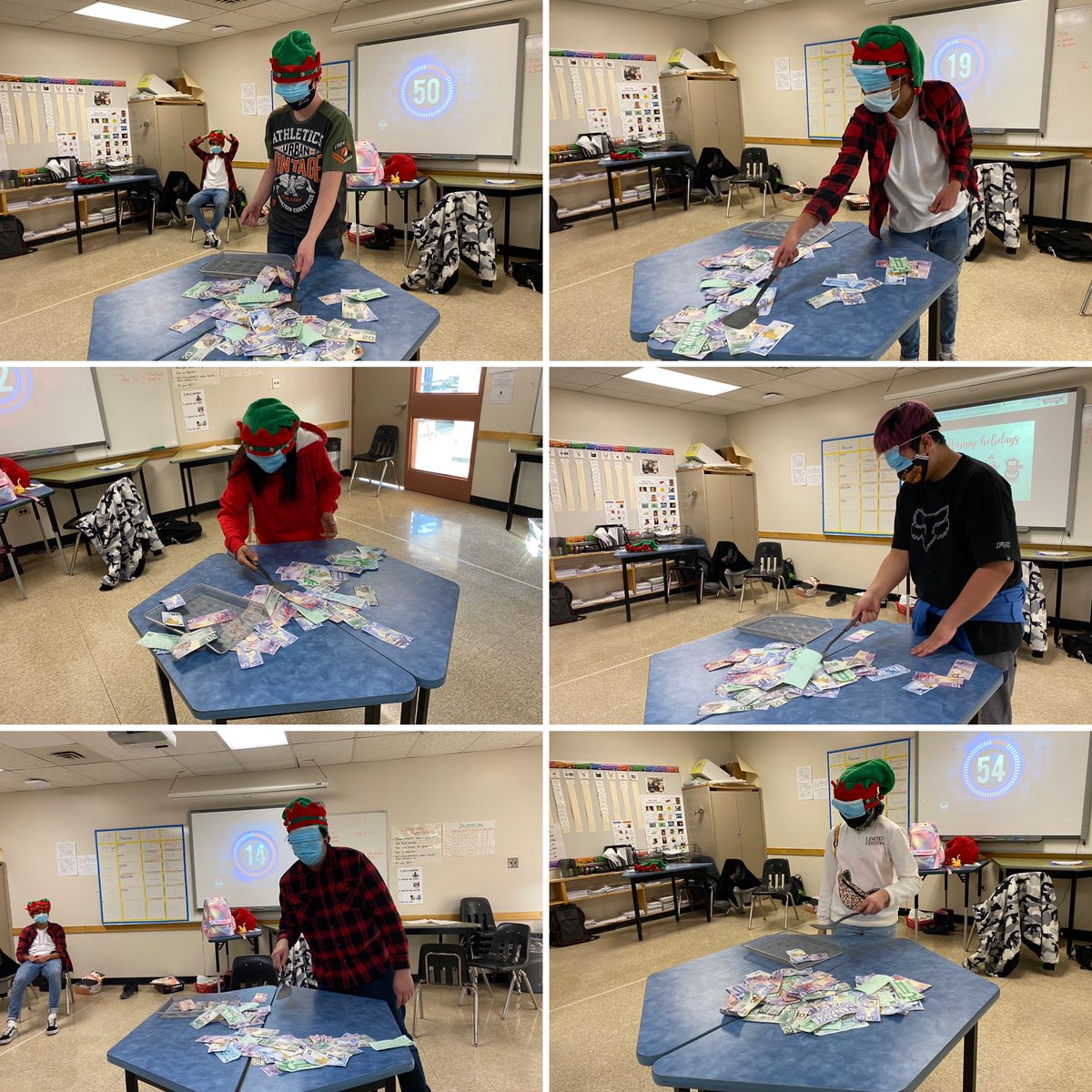 CHANDERPRABHA15's tweet photo. A glimpse of fun-activities before the winter break! #HappyHolidays2021 #holidaycheer #WinnipegSD @WinnipegSD #GeneralWolfeSchoolWPG https://t.co/M8YD1jaw2k