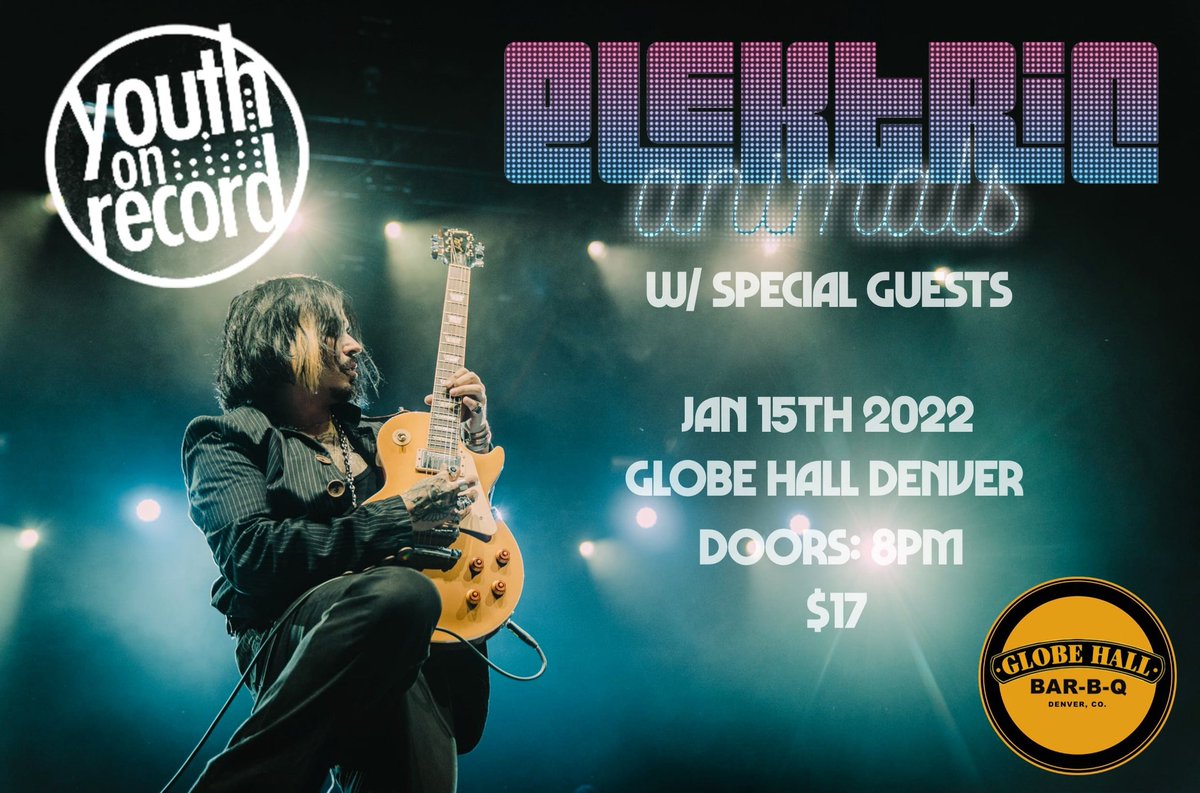 Lets start the new year off right! 🍾 
A portion of all ticket sales will go to <a href="/YouthonRecord/">Youth on Record</a>
Get your tix now 👇
etix.com/ticket/p/25936…