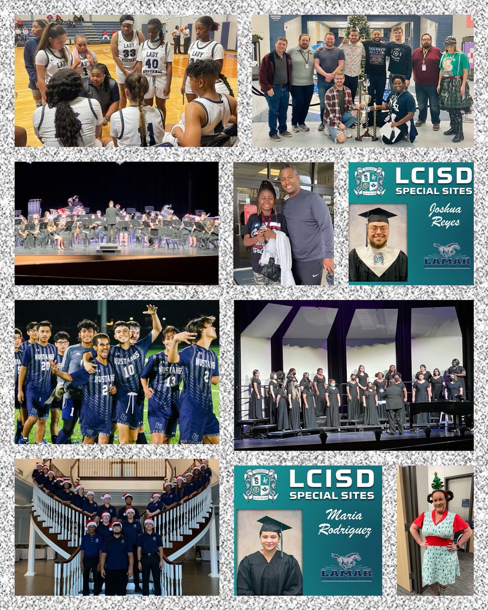 Oh what fun we’ve had in December! #BlueStampede 💙⭐️🐴❄️🎄🎁🎅🏽