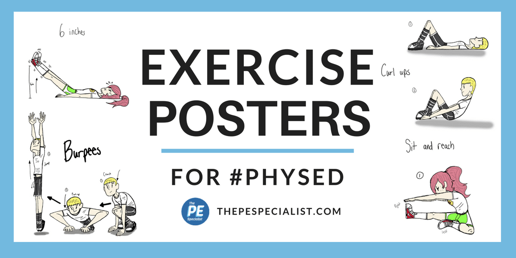 thepespecialist's tweet photo. Need some exercise examples for your students in #physed Check out this resource: https://t.co/4PDQ07OeOf #pe #peteacher #physed #pegeeks #iteachpe #physicaleducation 
 #elempe #exercise #posters #classroomdisplay https://t.co/nE8UQg4qU1