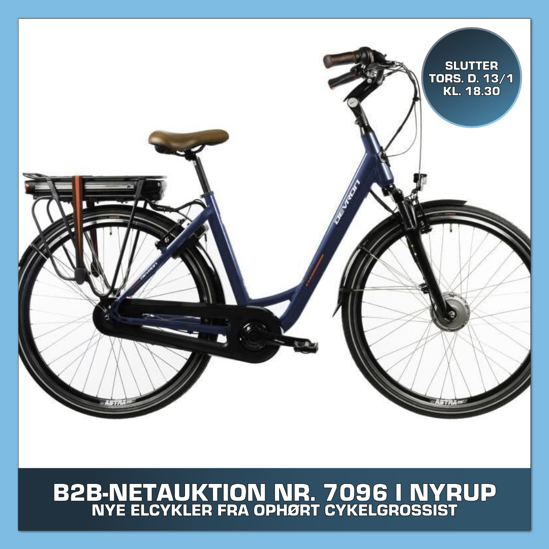 Campen on "B2B-netauktion nr. 7096 i Nyrup Nye elcykler fra ophørt cykelgrossist sælges på B2B-netauktion i Nyrup. Flere lots med mellem 5 og 10 cykler på hvert lot. Se mere