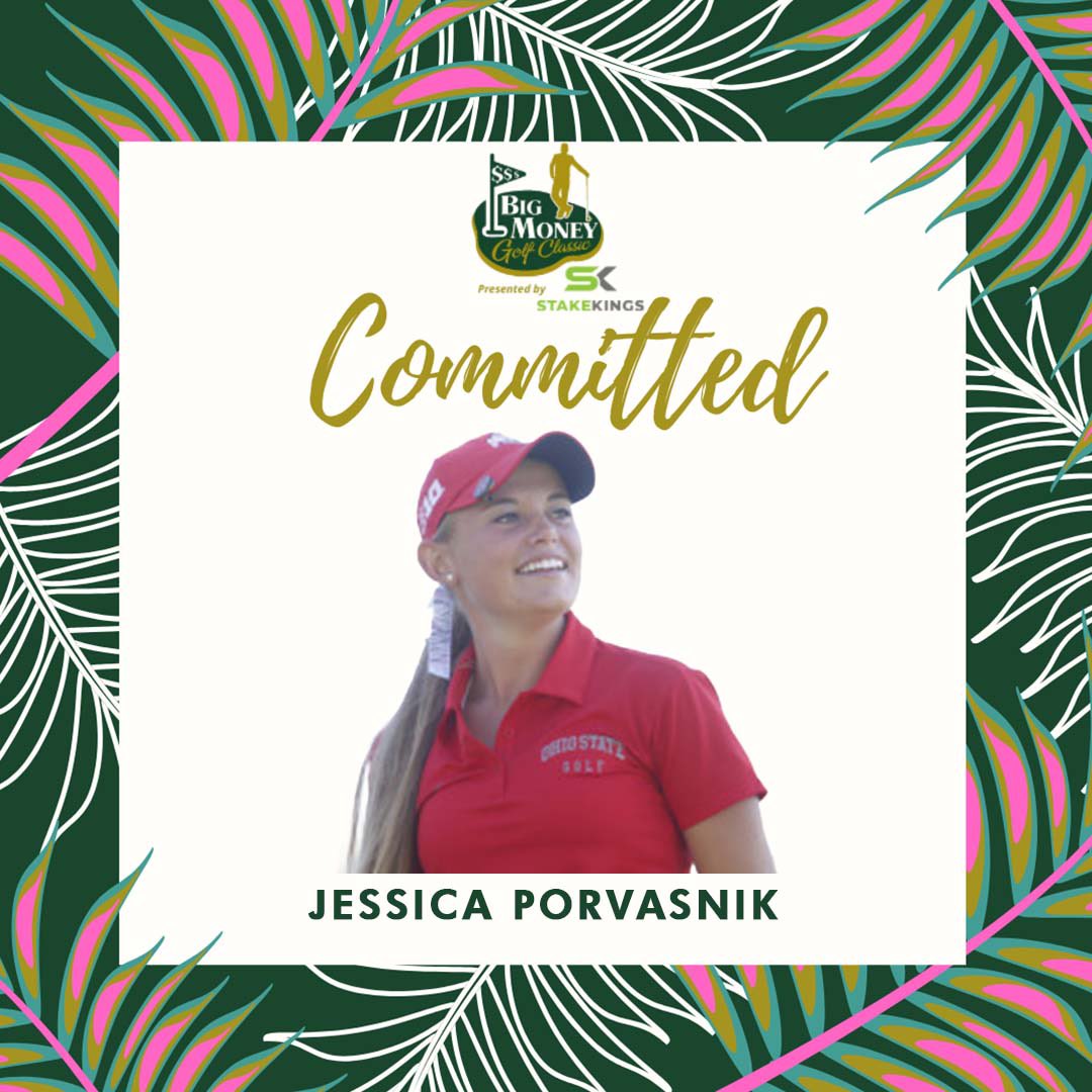 Jessica Porvasnik has committed to play in the Women’s Big Money Golf Classic January 12 - 14 at Orange County National. Her entry earns her a shot at a share of $400,000. @StakeKings @JPorvasnik