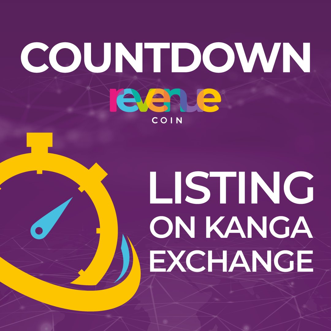 revenuegroup_'s tweet photo. ⌛️KANGA LISTING COUNTDOWN

$RVC is scheduled to be listed on the Kanga exchange today at 11:00 CET 🕚

🚀Join the Revenue coin Revolution
Register now at https://t.co/UZY1otg57v

#RVC $RVC #Revcoin #exchange #bitcoin #cryptocurrency #blockchain #crypto #trading  #btc #money #eth https://t.co/OG5NbwL5Ta
