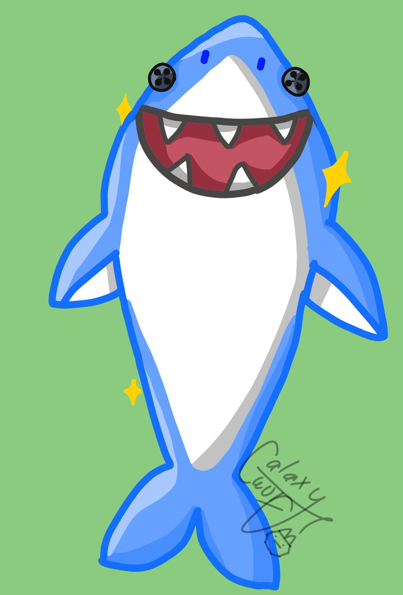 Galaxyw28471655's tweet photo. Day #22 of totember! :D
Really cute shark plushy! Absolutely love it!
#foolishgamersfanart #foolishfanart #totember https://t.co/cCfJWVKKCo