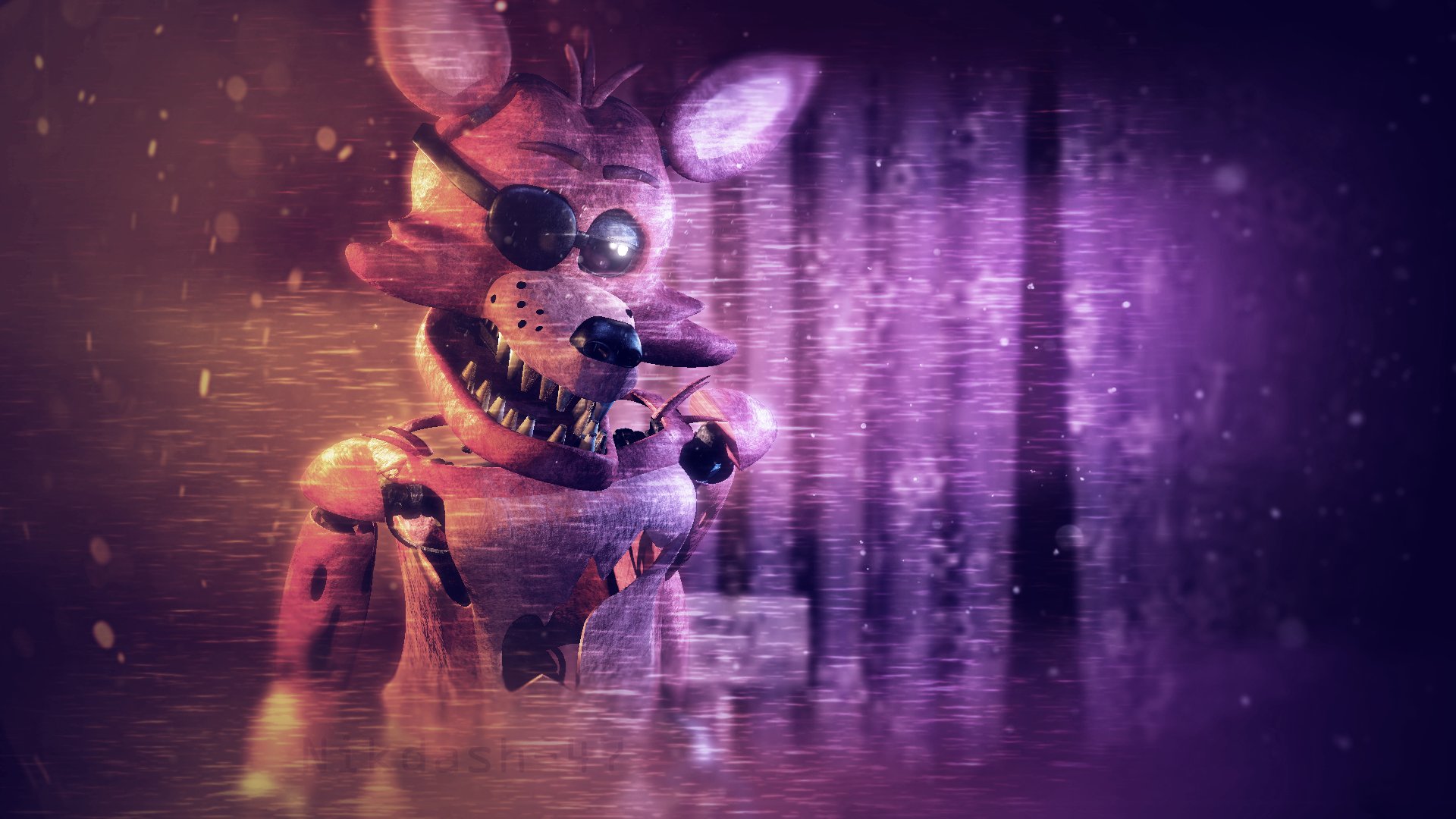 C4D/FNaF] Five Nights at Freddy's 1 Poster