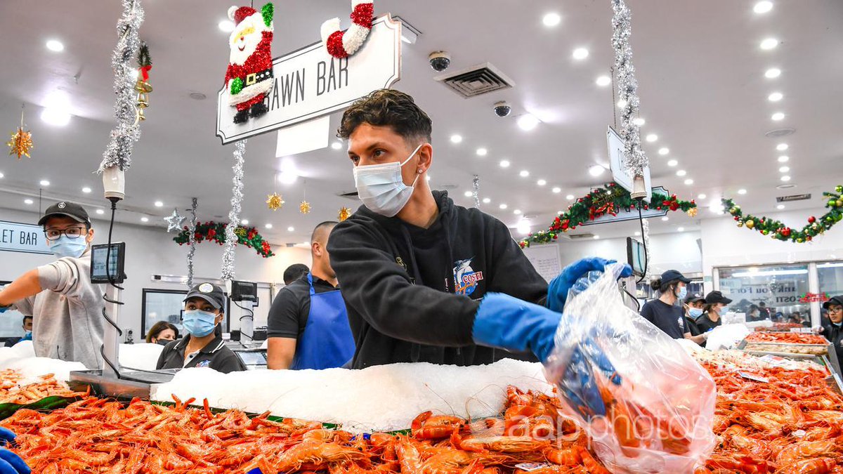 Australian Associated Press (AAP) (@aapnewswire) on Twitter photo Midnight lobster, anyone?
The <a href="/SydFishMarket/">Sydney Fish Market</a>’s annual 36-Hour Seafood Marathon started at 5am today, and retailers won’t be packing up until 5pm on Christmas Eve.
Details via <a href="/HannahD15/">Hannah Ryan</a>: bit.ly/3yQaaJw Midnight lobster, anyone?
The <a href="/SydFishMarket/">Sydney Fish Market</a>’s annual 36-Hour Seafood Marathon started at 5am today, and retailers won’t be packing up until 5pm on Christmas Eve.
Details via <a href="/HannahD15/">Hannah Ryan</a>: bit.ly/3yQaaJw