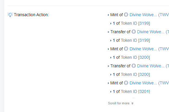 Some light testing this morning on Divine Wolves with NFT Grabber.  It was 1 per wallet right?  Always looking for ways to help our members cook.

@NFTGearbox becoming the true AIO mint bot.

Where all the NFT groups at?  DMs are open. 

#NFT #NFTs