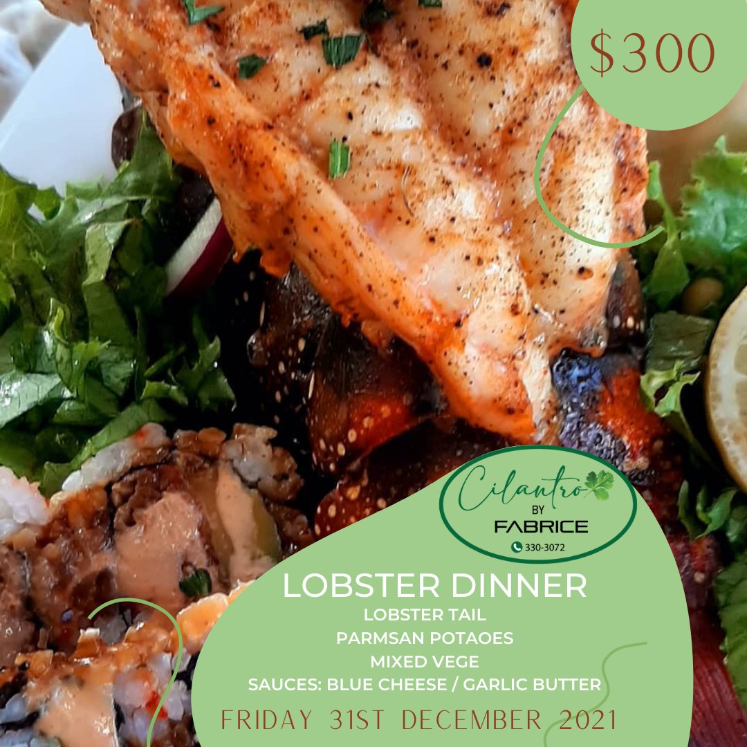 FabricePURE's tweet photo. Ending The Year with a culinary bang...

NEW YEARS EVE DINNER AT HOME...
DELIVERY &amp; PICK UP
PACKAGED IN PORTIONS TO AID INNSERVICE &amp; REHEATING 

LIMITED...ADVANCE ORDERS ONLY
WHATS APP 330 3072 https://t.co/otoleYzS9D