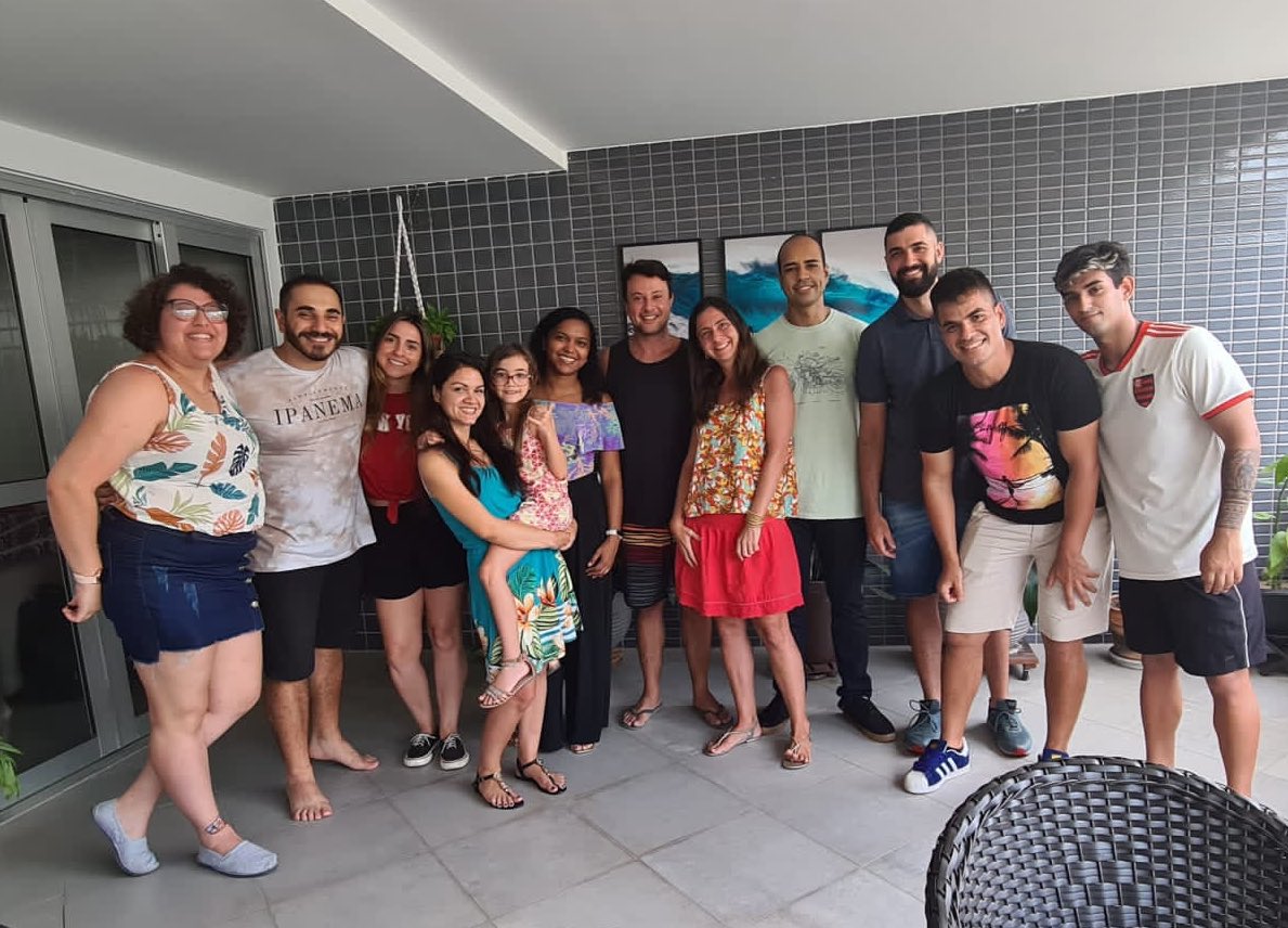 LeonardoMatta's tweet photo. More than a research group, a group of people united by similar ideals and purposes. I am grateful to belong to this group. Today was my last year-end celebration, as a doctoral student, barefoot and cooking a good barbecue. Thanks for everything @RoddFortunato #LabCelebration https://t.co/JiaDVQLbxR