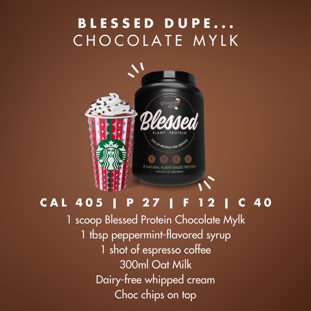 STARBUCKS BLESSED DUPE: Peppermint Mocha 🍫🎄