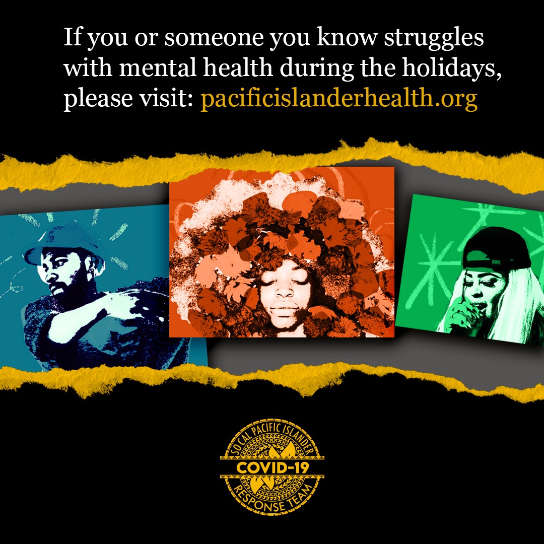 SoCalPICRT's tweet photo. The holiday season can come with a mountain of things to do that your mental health can take a hit. Don’t forget to be kind to yourself and take care of your mental health.
S/O to our media partner @bahakkebrand
#TogetherTowardsHealth #NHPIHealth
#HolidaySeason #MentalHealth https://t.co/4Oy03aHEZG
