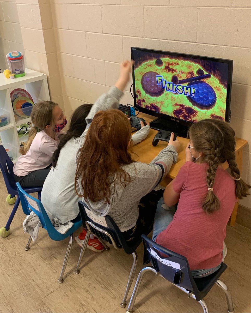 pvphubclt's tweet photo. It was awesome catching up and trash talking with our friends at First Presbyterian Church of Belmont! We’ll catch you guys again in 2022. 🎮
#daycare #afterschoolprogram #kidgamer #smashbrosultimate #boomerangfun #mariokart8deluxe #psvr #fruitninjavr https://t.co/wTNxJxFWrq