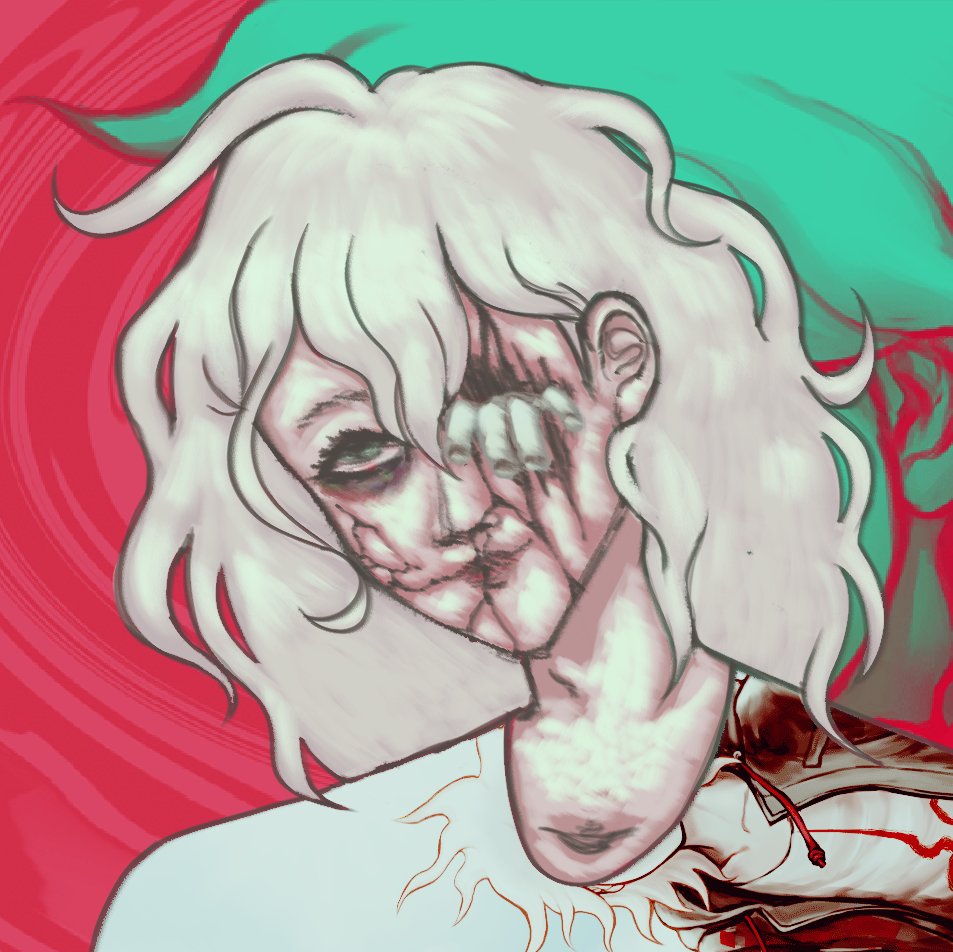 strike9poison's tweet photo. komaeda as tma entities part 1: the stranger https://t.co/hY1zNBRPkE