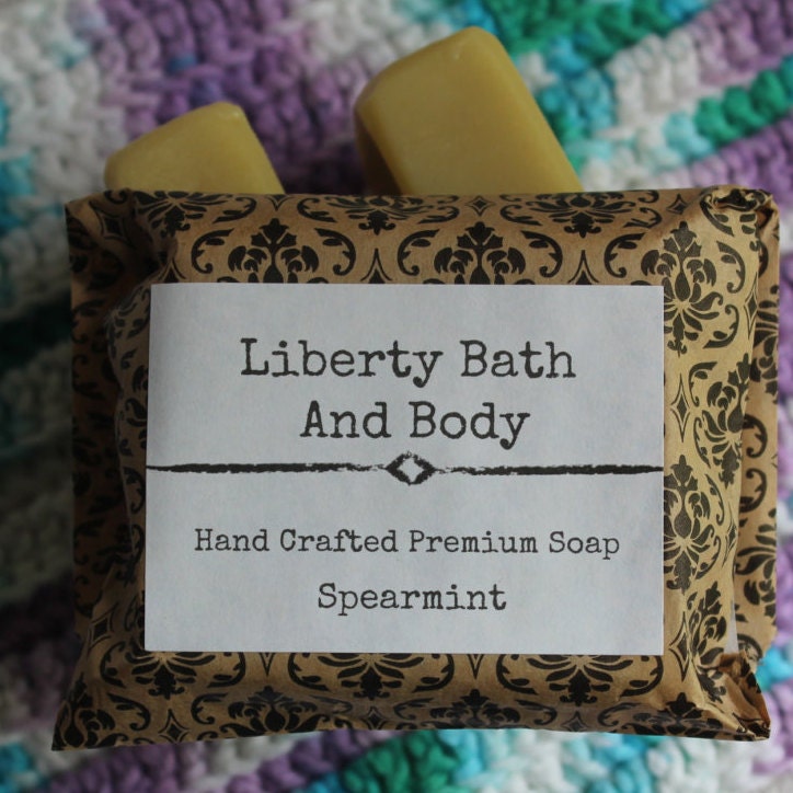 libertysoap's tweet photo. Spearmint Soap, Large Bar, Handmade, Minty, Large Bar Summer Scent, All Natural, Vegan, Cold Processed, Hand Crafted Bath Spa Gift Food Herb https://t.co/3N7Y4TLcMf #coldprocesssoap #LibertyBathAndBody ##WashYourHands #skincare #Mensgrooming #LargeBar https://t.co/egIrF6TP3Z