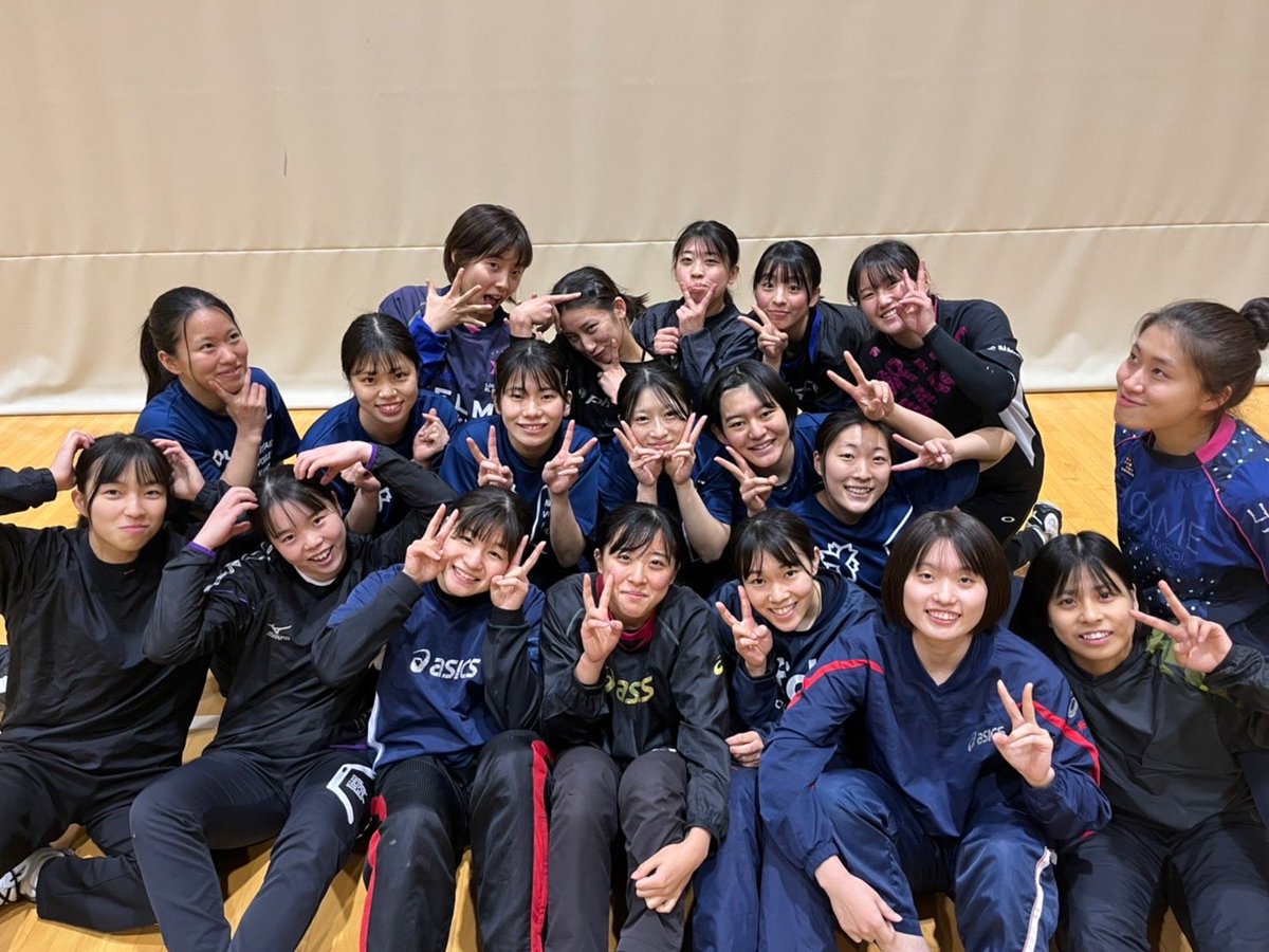 日本体育大学女子9人制バレーボール部 on X: 