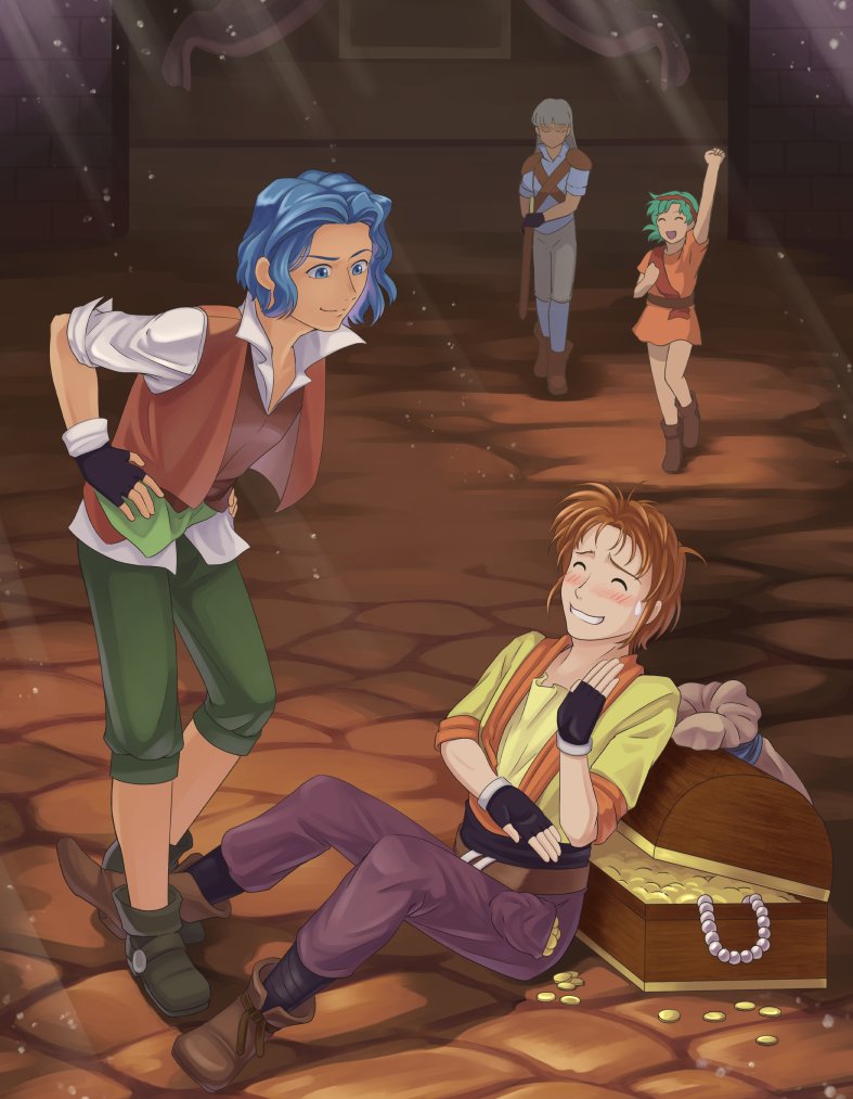 izusibiki's tweet photo. I’m thrilled to share my piece for the @fe_daggers zine! It’s a fantastic project featuring the thieves from FE, including Perne from Thracia✨(He even has merch!) 
Leftover sales are going on right now - Please check them out ^^ https://t.co/IemgGZ1GWP