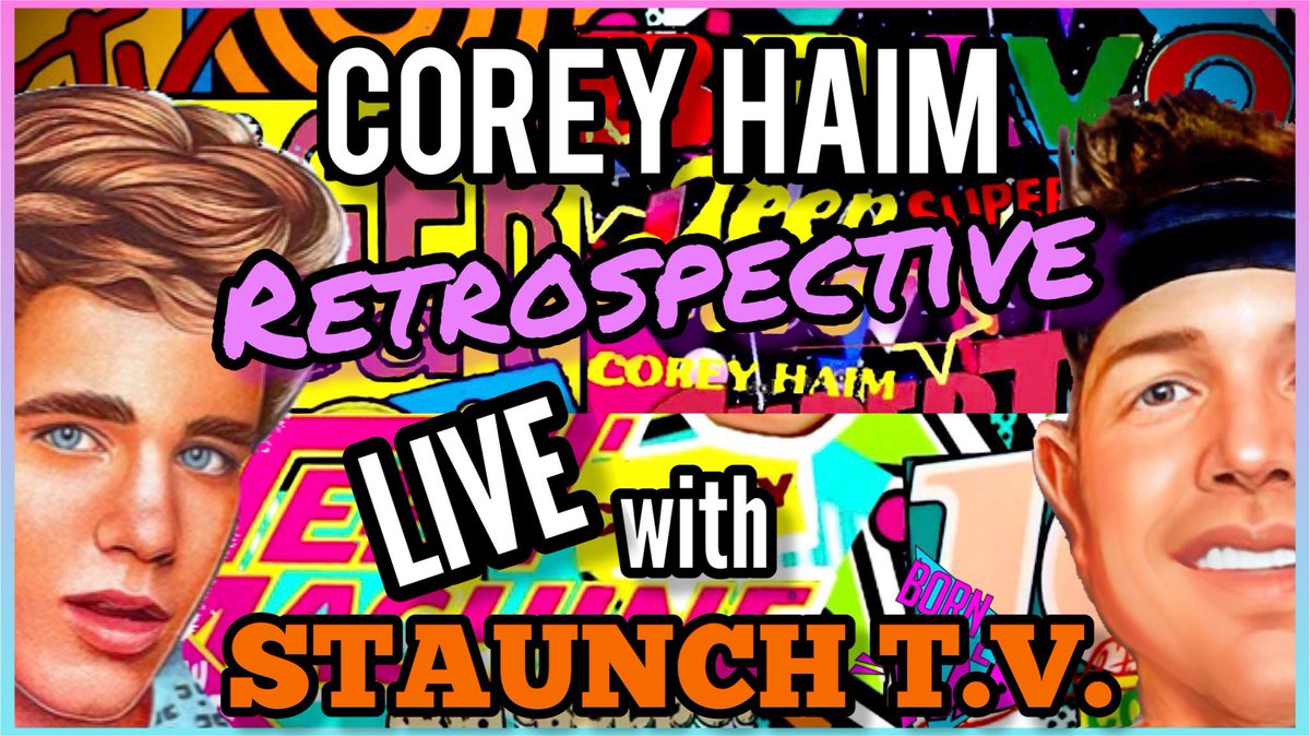 B0RN2beRAD's tweet image. Where my Haim Fans at⁉️ 
Join Myself and Fellow #Haimster @staunch_tv TONIGHT 9pm est LIVE on YouTube as we celebrate #CoreyHaim 50th Birthday. 🎂

We will be going through our Favs, Flops, and Underrated on his filmography &amp;amp; some stories &amp;amp; collectible

youtu.be/zmswdfIzB98