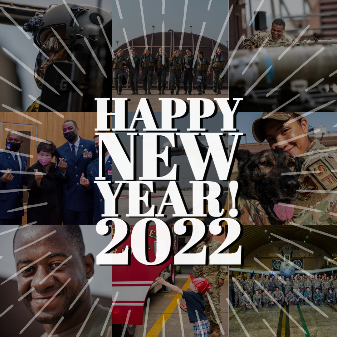 #TeamOsan wishes all of our Airmen, RoK community, and extended family in arms abroad a #HappyNewYear2022! Let’s look back on all the memories we shared and created together this past year! 🎉