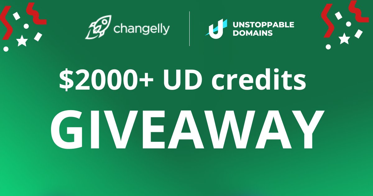 We teamed up with @changelly_team to give away $2000+ in UD credits! Solve our Holiday Puzzle for your chance to win 🎄🧩

HOW TO ENTER:
1️⃣RT this post &amp; comment below with your favorite dream domain
2️⃣Solve the Puzzle (score 6/7 or better!): bit.ly/3J71iUA

Good luck!