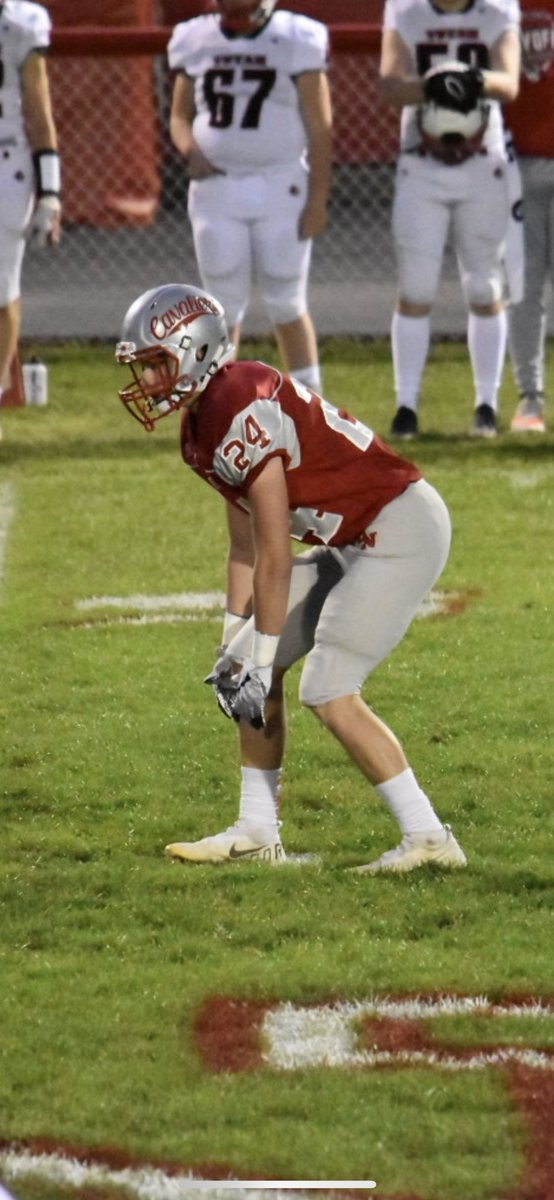 2021 Cavalier 🏈 Post Season Awards: #24 WR/DB Luke Meis - All-District HM C2 District 1