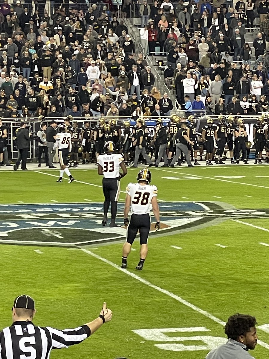 MarquetteFootbl's tweet photo. Turn on ESPN now to watch #MHSAlumni Chris Kreh (@BubbaKreh10) in his first bowl game of his college career. Go Tigers! https://t.co/JcDMcqcTkR