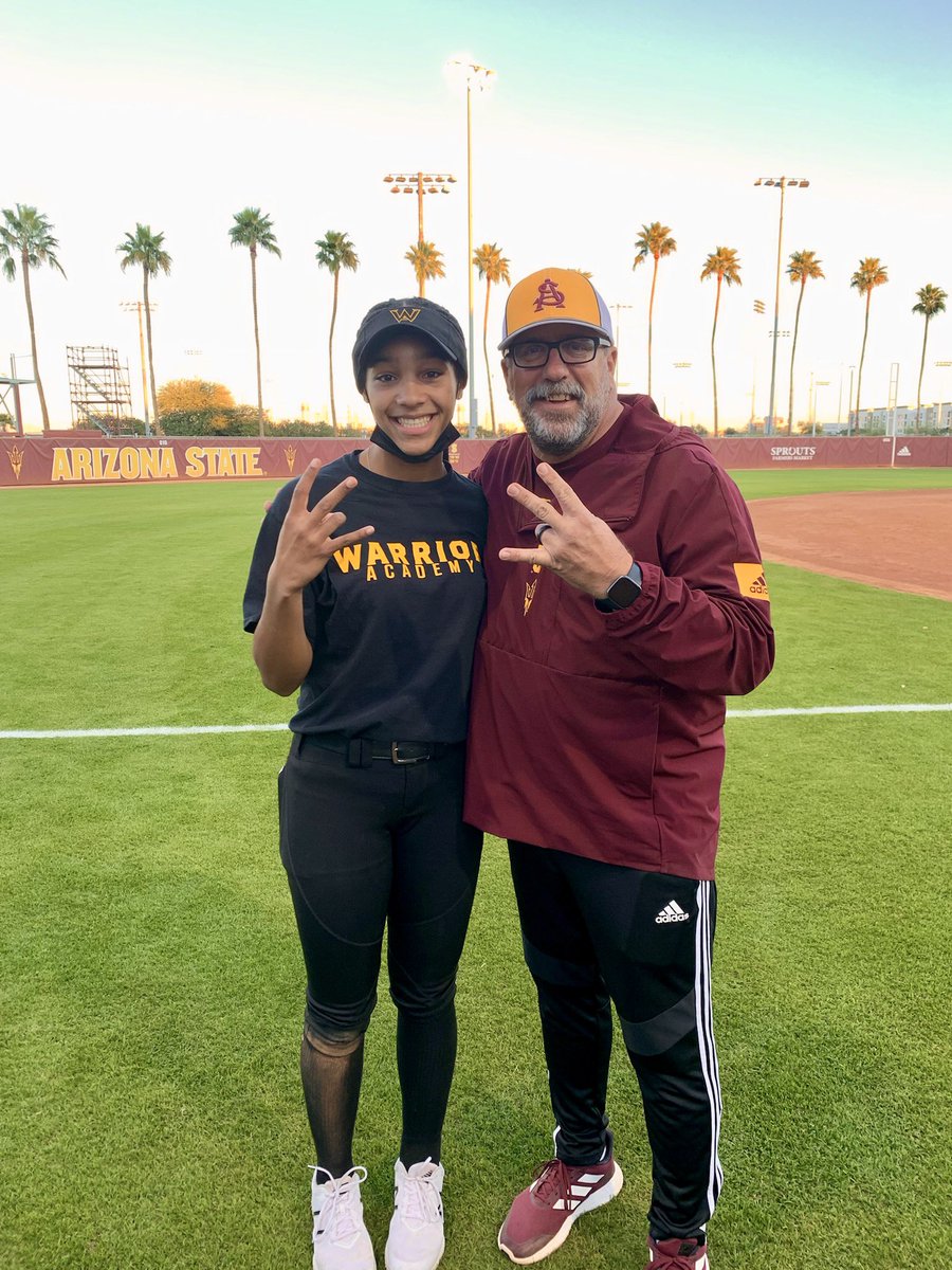 Thank you <a href="/ASUSoftball/">Sun Devil Softball</a> for such a great camp!!! I had a blast getting to know the coaches and other players that attended!!!💪🏽💪🏽💪🏽 <a href="/Trisha_Ford/">Trisha Ford</a> <a href="/jeffharger/">Jeff Harger</a> <a href="/RussHeffley/">Russ Heffley</a> <a href="/Jkolaitis3/">Jimmy Kolaitis</a> <a href="/CoachBBuchanan/">Bobby Buchanan</a> Forks Up! 🔱