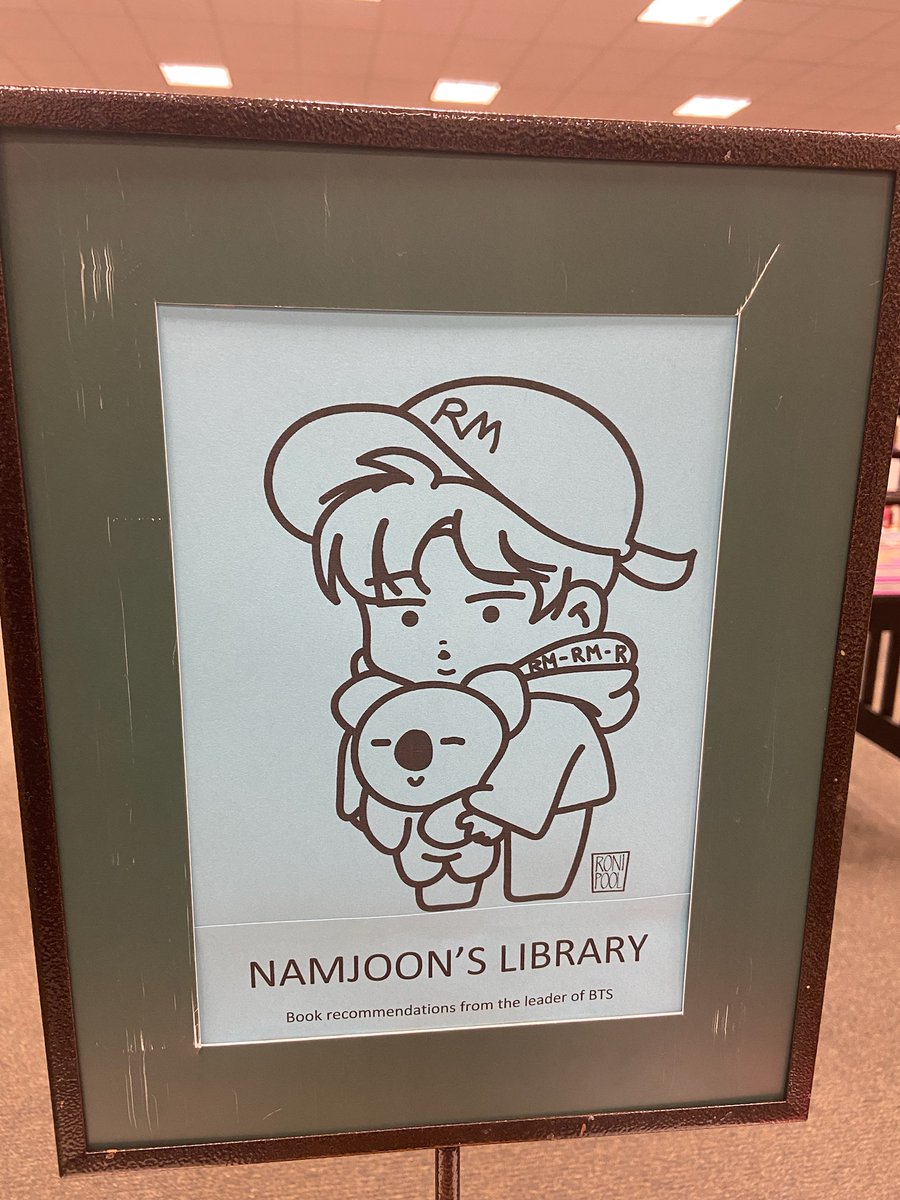 Oh my gosh, look what my local Barnes &amp; Noble is recommending. Love this!

<a href="/BTS_twt/">방탄소년단</a> <a href="/BNBuzz/">Barnes & Noble</a> #Namjoon