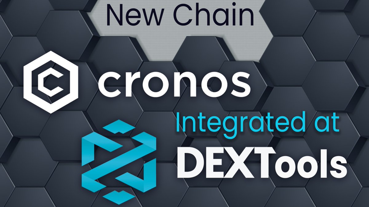 DEXToolsApp's tweet photo. Hey $DEXT Community, a new chain is joining @DEXToolsApp in our latest update v1.23, now you can check all @cronosapp DEXes at our app. A new entire ecosystem for trading and investing. 🔥📈

Stay tuned for more updates this week. https://t.co/BcXjx4ImWb