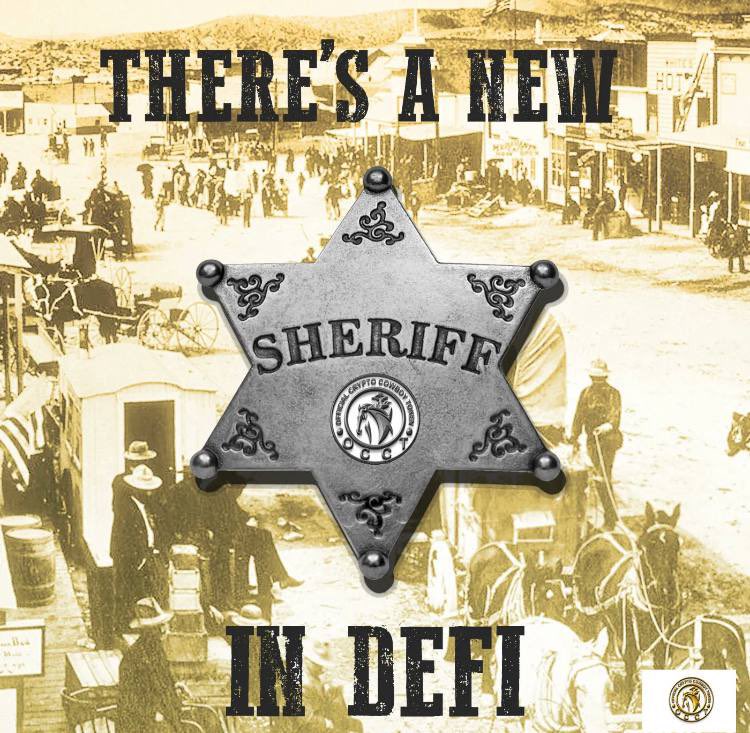 rutoshiokuma's tweet photo. There's a new sheriff in town. And he has a posse of cowboys. #OCCT #cryptocowboytoken #cryptocurrency #1000xgem Father/Son duo bringing you the safest project to invest your hard-earned money. Official Crypto Cowboy Token - ONE TEAM ONE VISION! @token_cowboy https://t.co/grhElHIqym