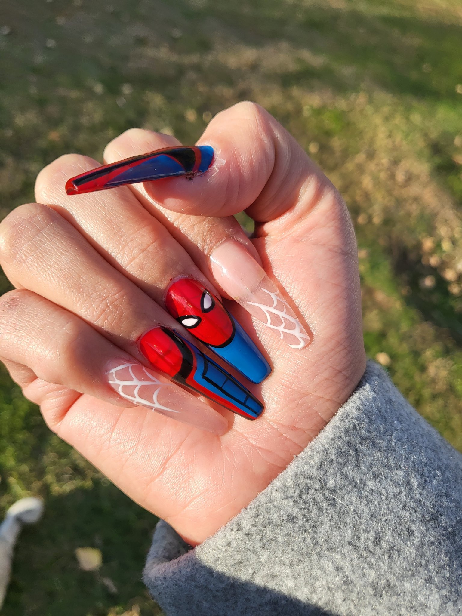 Las 74+ mejores uñas de spiderman .vn